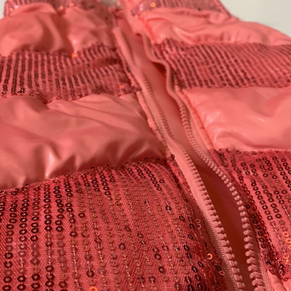 Self Esteem Puffy vest peach pink - Picture 2 of 6